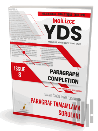 YDS İngilizce Paragraph Completion Issue 8 | Kitap Ambarı