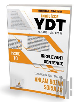 YDT İngilizce Irrelevant Sentence Issue 10 | Kitap Ambarı