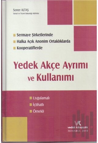 Yedek Akçe Ayrımı ve Kullanımı (Ciltli) | Kitap Ambarı