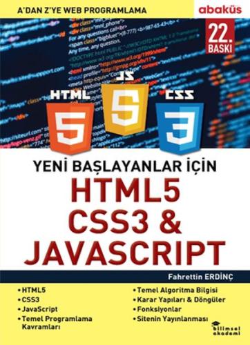 Yeni Başlayanlar İçin HTML5, CSS3 ve Javascript | Kitap Ambarı