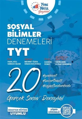 Yeni Nesil YKS TYT Sosyal Bilimler 20 Deneme Sınavı Video Çözümlü | Ki