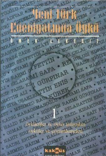 Yeni Türk Edebiyatında Öykü - 1 | Kitap Ambarı