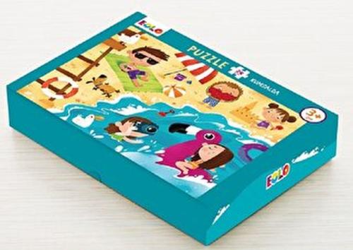 Yer Puzzle-24 Parça Puzzle - Kumsalda | Kitap Ambarı