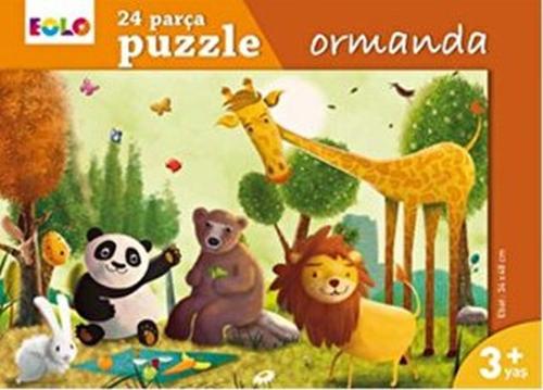 Yer Puzzle-24 Parça Puzzle - Ormanda | Kitap Ambarı