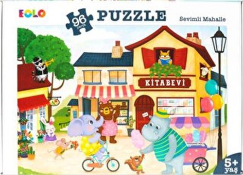 Yer Puzzle-96 Parça Puzzle - Sevimli Mahalle | Kitap Ambarı