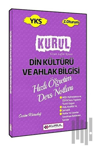 YKS 2.Oturum Din Kültürü Ve Ahlak Bilgisi Hızlı Öğretim Ders Notları |