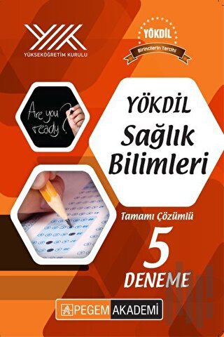 YÖKDİL Sağlık Bilimleri Tamamı Çözümlü 5 Deneme | Kitap Ambarı