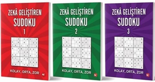 Zeka Geliştiren Sudoku Seti (3 Kitap Takım) | Kitap Ambarı