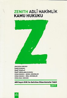 Zenith Adli Hakimlik Kamu Hukuku | Kitap Ambarı